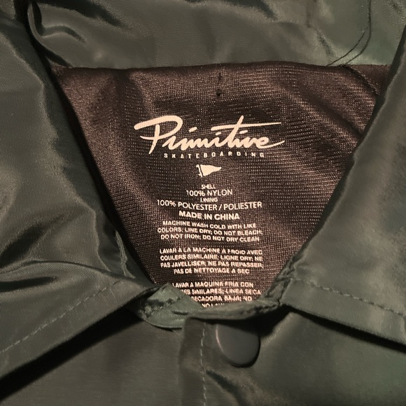 Kids size medium primitive skate co windbreaker. Fits true to size. - Picture 3 of 3